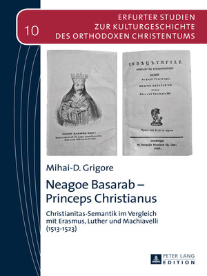 cover image of Neagoe Basarab  Princeps Christianus
